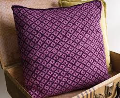 Diamond textured afghan with a detailed fair isle border. Add Color With These Fair Isle Knitting Patterns