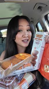 Trying everything pumpkin at TJs 🎃🤪 Also, don’t mind the food