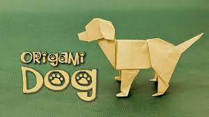 Turn your piece of white paper landscape or horizontally and cut it in half. Origami Dog Tutorial Labrador Steven Casey Youtube