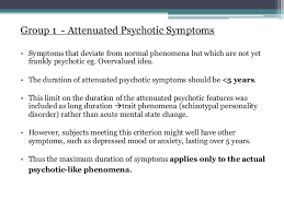 Attenuated Psychosis Syndrome At Risk Mental State And Ultra High Ri