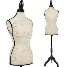Female Mannequin Torso Dress Form Display W Black Tripod Stand Designer Pattern Dress Mannequins Dress Form Mannequin Adjustable Dress Form Mannequin Torso