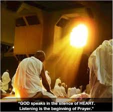 god speaks in the silence of heart prayers god islam
