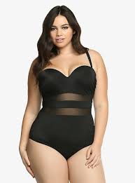 Torrid Shop Trendy Plus Size Clothing Women S Size 12 28 Plus Size Swimsuits Mesh Swimwear One Piece