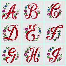 (to that particular site, not to embroidery pattern central) before viewing. Flower Alphabet Monograms Embroidery Designs Disk For Etsy In 2021 Flower Alphabet Hand Embroidery Letters Monogram Embroidery Letters