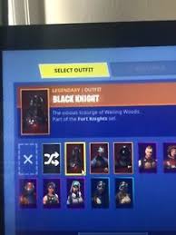 I sell epic account with black knight (self.fortniteaccounts). Cheap Black Knight Fortnite Account With Other Rare Skins Emotes Gliders Ebay