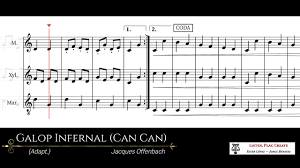 Playing via spotify playing via youtube. Galop Infernal Can Can Offenbach Version Corta Lenta Youtube