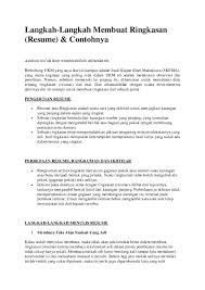 Salah satu tujuannya adalah untuk mengukur tingkat kepahaman. Doc Langkah Langkah Membuat Ringkasan Resume Contohnya Manajemen Pendidikan Academia Edu