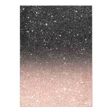 Black And Gold Glitter Create Your Own Invitation Zazzle Com Rose Gold Glitter Gold Glitter Background Rose Gold Backgrounds