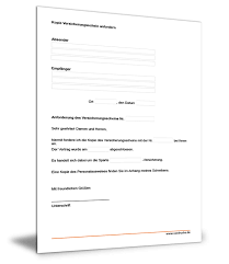 Sie können die vorlagen für die einreichung in englisch oder deutsch ausfüllen. Musterbrief Versicherungsschein Anfordern
