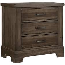 Save to favorites roselle round wood nightstand. Artisan Post Cool Rustic 170 227 Solid Wood 3 Drawer Nightstand Northeast Factory Direct Nightstands