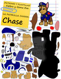 Mama Eva Plantillas Goma Eva Plantillas Fieltro Scrapbook Decoupage Patrulla Canina Munecos Patrulla Canina Marshall Patrulla Canina