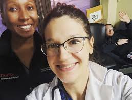 This week PGY-2 Vanessa Browne presents the case of a 26 year-old man with  sore throat and joint pain. Swipe for a shot of our presenter making the  most of night float