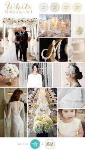 White Pearls And Lace Inspiration Board Lace Weddings Theme Pearls Wedding Theme Wedding Theme Inspiration