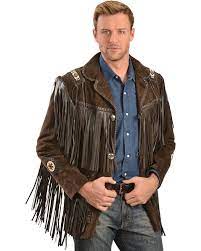 Scully Fringed Suede Leather Coat Tall Leather Coat Long Leather Coat Suede Leather
