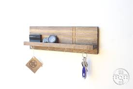 Shelf With Key Hooks Key Holder For Wall Key Rack Entryway Etsy Wall Key Holder Entryway Organizer Wall Keys Organizer Wall