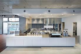 The homeowner outfits cooking space with white kitchen island, cabinets, and dark wooden floor. Nestle