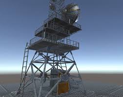 Radio Tower 3d Radio Tower Skyscraper Building Design