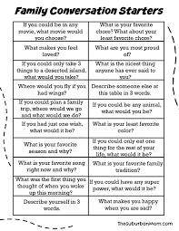 60 Family Conversation Starters Free Printable Family Conversation Starters Family Conversation This Or That Questions