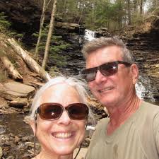 Cool blue heron display