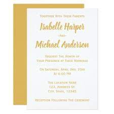 Simple Matte Gold Amp White Wedding Card Gold Wedding Gifts Customize Marriage Diy U White Wedding Invitations Typography Wedding Invitations Wedding Cards