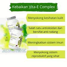 In recent years, vitamin e supplements have become popular as antioxidants. Vita E Complex Shaklee Pengedar Shaklee Shah Alam