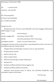 Menyusun Surat Lamaran Pekerjaan Dengan Memperhatikan Isi Sistematika Dan Kebahasaan Zuhri Indonesia