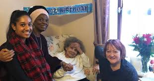 Celebrating Bristol legend Mrs Wynter's 102nd birthday with Deputy Mayor Asher  Craig