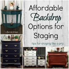 Affordable Backdrop Options By Just The Woods Llc Staging Furniture Flipping Furniture Top Furniture