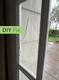 Diy Fix How To Repair A Broken Glass Door Pane Window Glass Replacement Window Glass Repair Glass Door