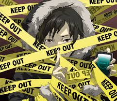 Feel free to send us your own wallpaper and we will consider adding it to appropriate category. Anime Pixiv Id 1603690 Durarara Orihara Izaya Durarara Izaya Keep Out 650x563 Download Hd Wallpaper Wallpapertip
