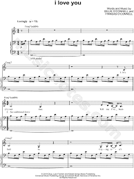 Print And Download I Love You Sheet Music By Billie Eilish Sheet Music Arranged For Piano Vocal Chords And S Violin Songs Viola Sheet Music Guitar Tabs Songs