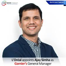 L'Oréal appoints Ajay Simha as Garnier's General Manager, leveraging his  expertise in brand strategy, digital marketing, and innovation.