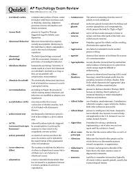 Print Ap Psychology Exam Review Quizlet