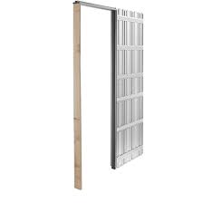 Ensemble De Cloison Pour Porte Coulissante H 204 X L 93 Chrome Sans Serrure Scrigno Reduction Promotion Et Codes Promo En 2020 Cloison Porte Coulissante Caisson Metallique
