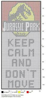 This is a panel square which can then be used for the centre of a blanket or a piece of art of anything you can think of. Don T Move By Lisa Davis Dinosaur Jurassic Park Wall Hanging Plastic Canvas Patterns Cross Stitch Bookmarks Canvas Patterns