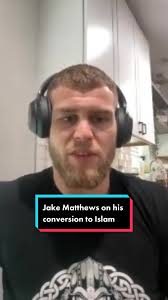 Really enjoyed talking to Jake Matthews about his conversion to Islam. #UFC  #UFC293 #MMA