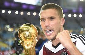 Germany forward lukas podolski has lashed out at suggestions he is only in germany's euro 2016 squad to act as a 'mascot.' Lukas Podolski Announces Decision To Retire From International Football As World Cup Winner Ends Germany Career With 48 Goals In 129 Games Daily Mail Online