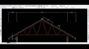 Selain karena mudah, faktor kecepatan pemasangan juga menjadi pertimbangan dalam memilih rangka atap baja ringan ini, tetapi untuk perkembangannya ini tidak. Membuat Detail Atap Kuda Kuda Baja Ringan Di Autocad Youtube