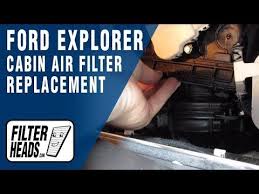 Where is the cabin air filter in my 2003 ford expedition. How To Replace Cabin Air Filter 2016 Ford Explorer Cabin Air Filter Ford Explorer Air Filter