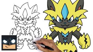 Entdecke rezepte, einrichtungsideen, stilinterpretationen und andere ideen zum ausprobieren. How To Draw Zeraora Pokemon Youtube