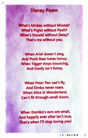 Disney Poem That S When I Ll Stop Loving You Disney Poems Poems Alice In Wonderland