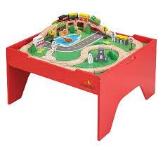 Kidkraft ignites imaginations and guides adventures with indoor and outdoor toys and furniture. Wildwood Train Set Table Only 46 99 Train Table Train Set Table Wooden Train Set