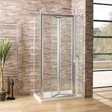 Get the best deals on glass shower screens. Coral 6mm Bifold Shower Enclosure 1100 X 800mm