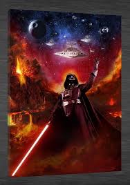 Oil Painting Hd Print On Canvas Wall Art Star Wars Darth Vader 12x18in No Frame Star Wars Wall Art Star Wars Painting Star Wars Wallpaper