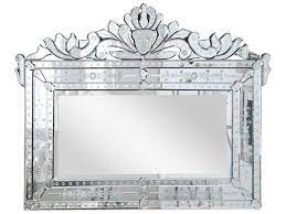 Elegant Lighting Venetian 42 5 W X 32 H Clear Wall Mirror Mirror Decor Living Room Mirrored Furniture Decor Venetian Mirror Living Room