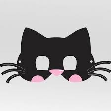 Black Cat Mask Printable Halloween Masks Halloween Printables Free Diy Halloween Cat