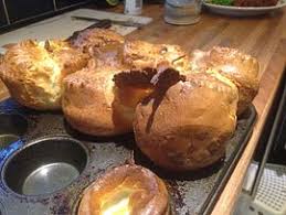 You can also make a popover version with the same batter and drippings in a muffin tin or popover pan. Yorkshire Pudding Wikipedia