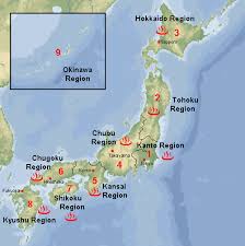 Japan has 8 regions and 47 prefectures. Japanese Guest Houses Hot Spring Map Of Japan And List Of Hot Springs In Japan
