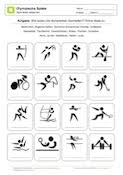Fujian farmer sports games 2007 beweisen beim sackhüpfen. Arbeitsblatt Buchstabensalat Olympia Sommerspiele