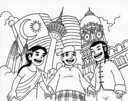 Sebelum itu ingin pihak redaksi maklumkan bahawa semua bahan ini bukan hak milik pihak kami tetapi ianya diambil dari sumber yang telah di beritahu pada bahagian bawah perkongsian. Collection Of Colouring Poster For Bulan Kemerdekaan Coloring Pages For Kids Coloring Pages Cartoon Coloring Pages